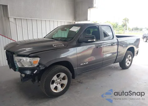 2021 Ram 1500 Big Horn 4X2 6'4 Box из США, поврежденный, VIN 1C6RREBT2MN747391